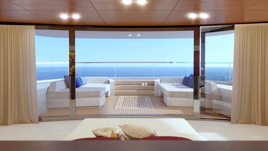 Pogled na more iz vlasnikovog apartmana Fotot Wider Yacht