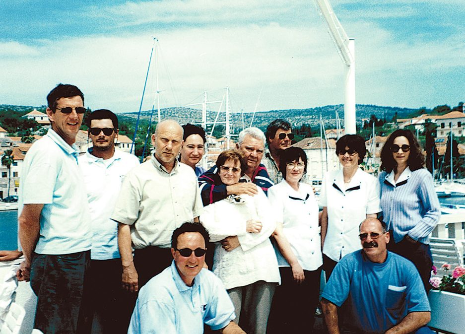 Posada ACY Milne progodom proslave rođendana gosta Tomislava Kirigina 1998. godine Foto ACY Milna