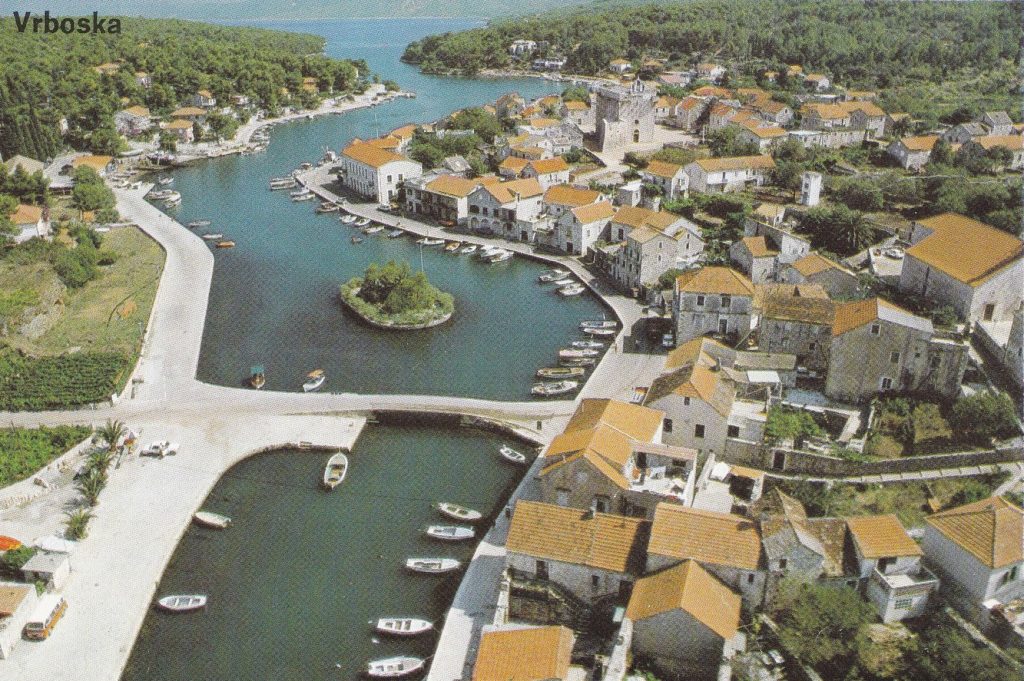 Vrboska na ACY-jevu propagandnom plakatu, 1984. Foto ACY