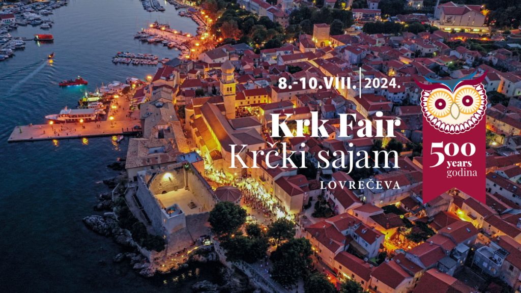 500.ti sajam Loverečeva na Krku - plakat