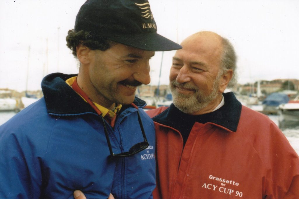 Veljko Barbieri i Paul Cayard, 1990. godine / Foto: ACI