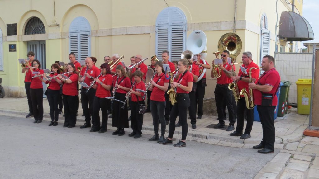 Limena glazba Rovinj na proslavi Kuće o batani / Snimio: Leon Tiska