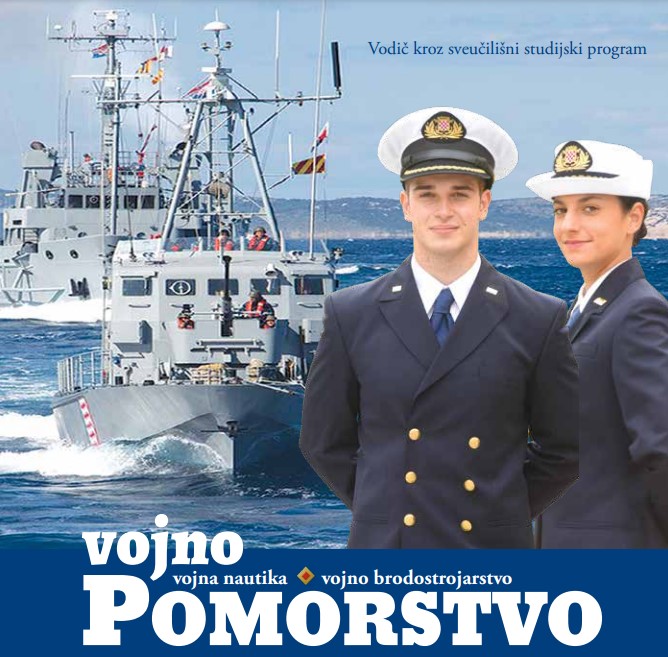 Naslovnica vodiča kroz studij Vojno pomorstvo